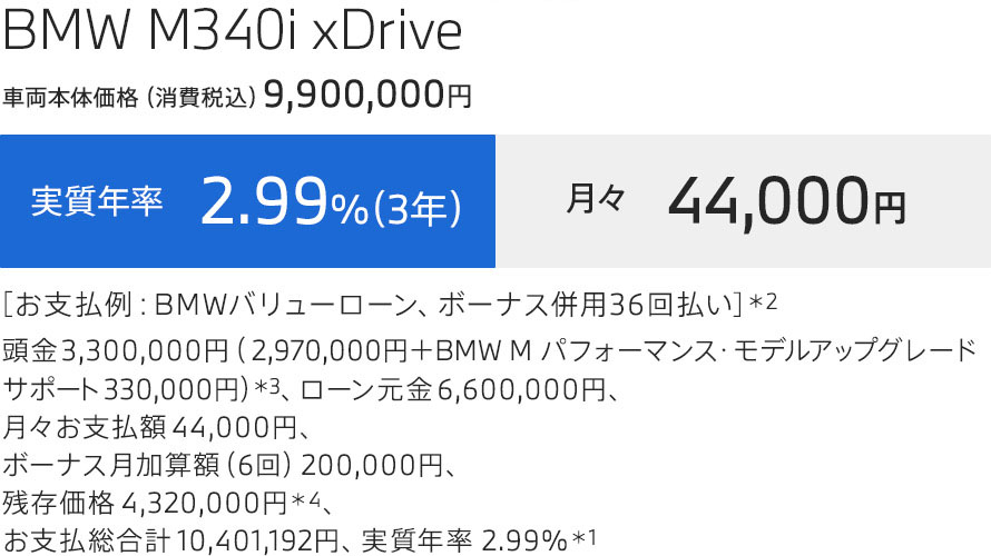 3 M　支払例