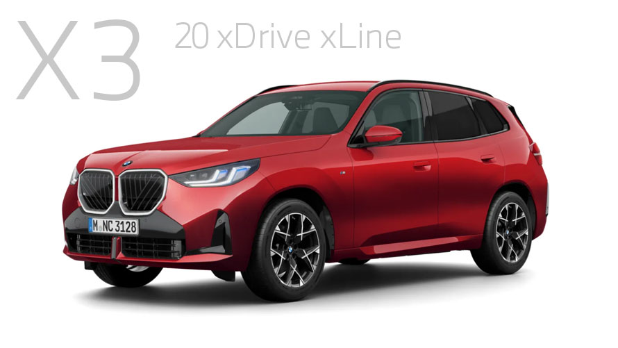 New BMW X3 20 xDrive xLine