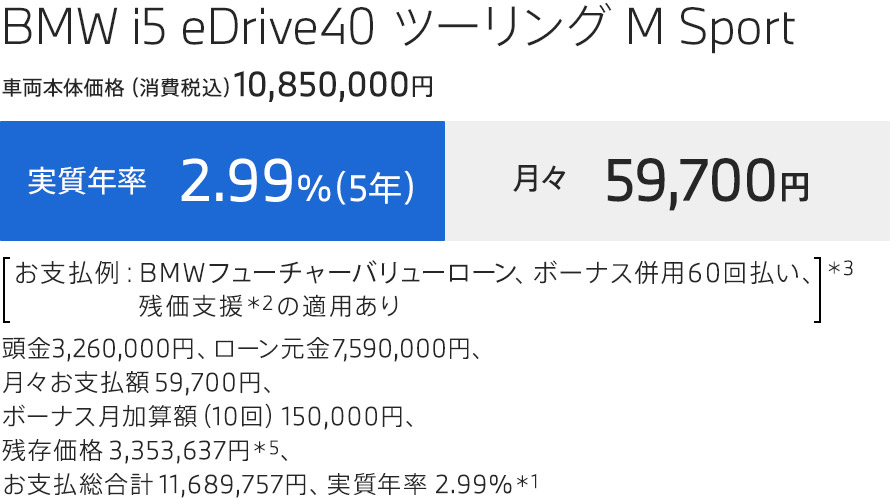 i5touring 支払例